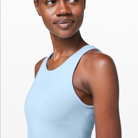 New LULULEMON Seek Simplicity Tank Breezy Blue 8 - Picture 3 of 5